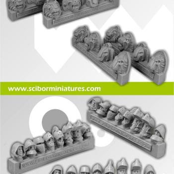 Conversions parts from Scibor Monstrous Miniatures by Scibor