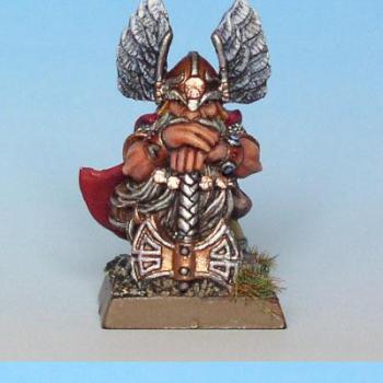 Dwarf Lord with Winged Helm and Axe by TIRI