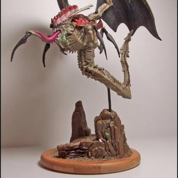 Tyranid Winged Hive Tyrant / Harpy Conversion by Ablistical