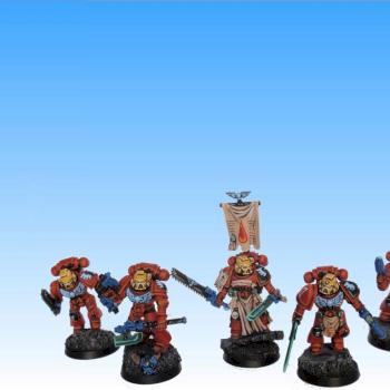 Blood Angels Assault Squad 2 by mutogeno