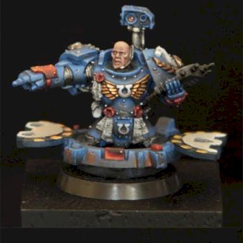 Ultramarine Sergeant Chronus - Tank version by AkhRa