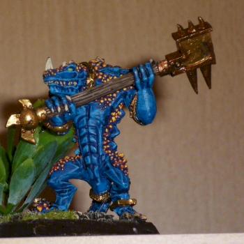 lizardman kroxigor by Krolachicos