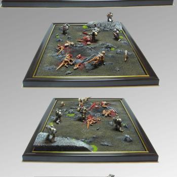 Diorama - Space Mariners vs Tyranids by Vinni Pooh