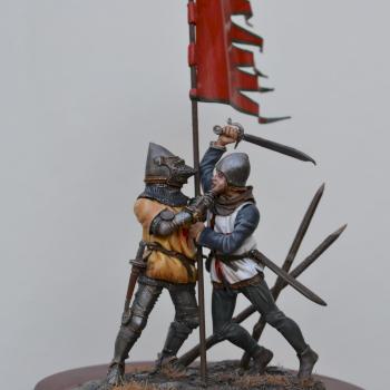 l'oriflamme à Azincourt by ambrosius
