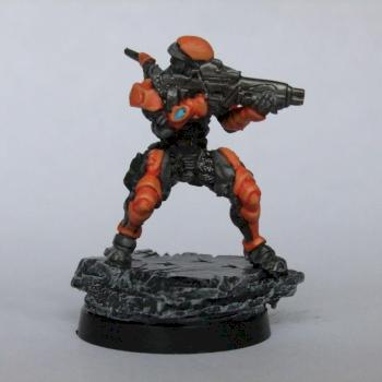 Yu Jing Wu Míng with boarding shotgun by Stront