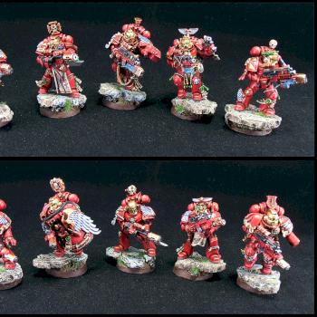 Blood Angels Veteran Squad by Yperion