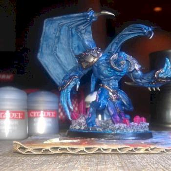 Tzeentch Daemon Prince by SnowYetti
