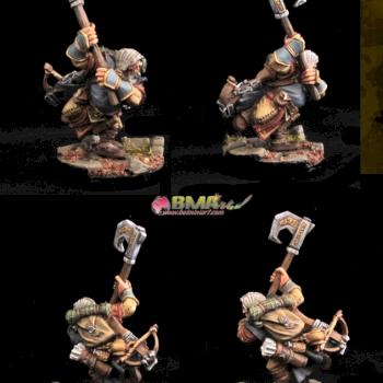 Harsk, Iconic Male Dwarf Ranger by belminiart