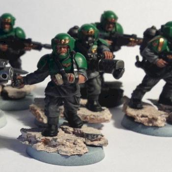 Imperial guard veterans by Asgog