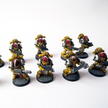 Pre-heresy Tactical squad 10 men by NathanPriestley