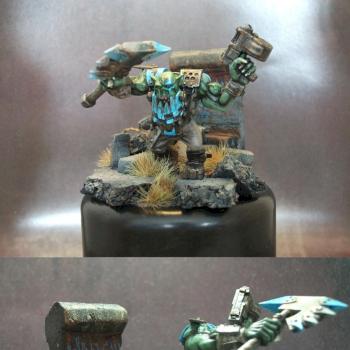 Death Skull Ork Boss by mrscarelli