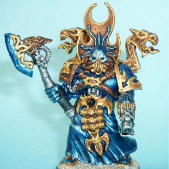 Chaos Space Marines Sorcerer by Drozbeth