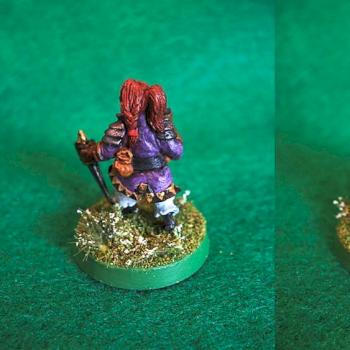 Lydia Copperthumb Dwarf Fighter-Mage from Reaper by kaiserbudheim