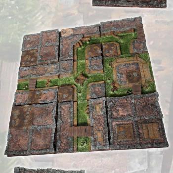 MALIFAUX TOXIC CHANNELS III 48x48 GAMEBOARD scenery terrain surface by studiolevel