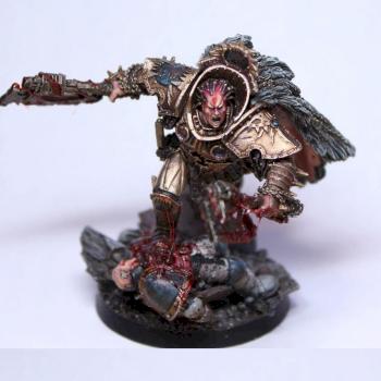 World Eater Primarch Angron by HellfireQC