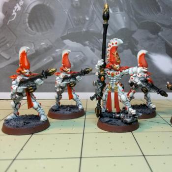 Eldar Fire Dragons by T1k