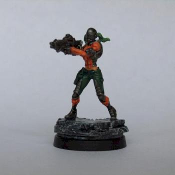 Yu Jing Celestial Guard from Tian di Jing with boarding shotgun by Stront