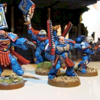 ultra marine warhammer 40 by nicoleon