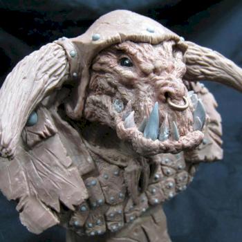 My New Orc Bust by RavendarkCreations