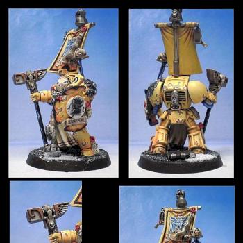 imperial fist captain by Achosyte