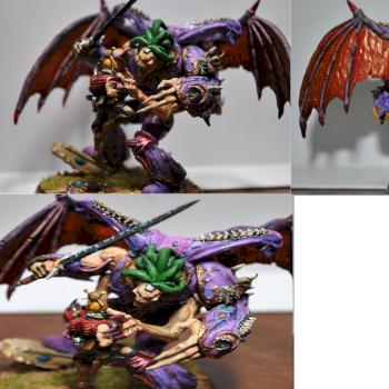 Daemon Prince of Slaanesh by ZEROStryfe