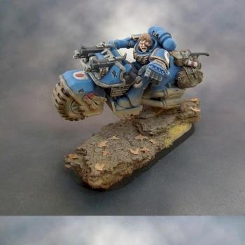 Ultramarine biker by Bear