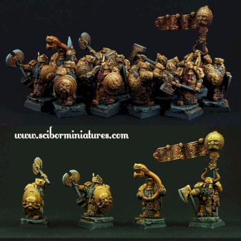 Dwarves Golden Guard by Scibor
