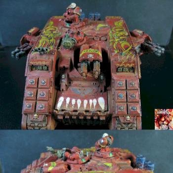 Blood Angels Land Raider by boog1eman