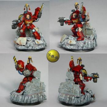 Blood Angels Terminator Sergeant by nels0nmac