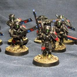 Fire Warrior Team by DanTheAngry