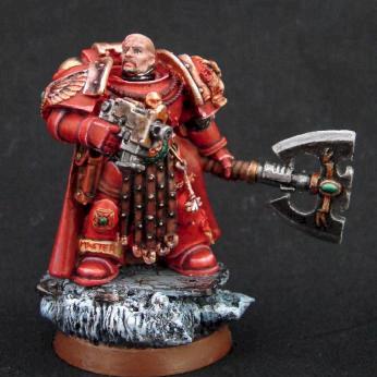 Space Marine Master of Chapter by hansolo