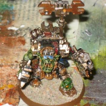 Ork Big Mek With Kustom Mega Blasta by WarlordSkarfang