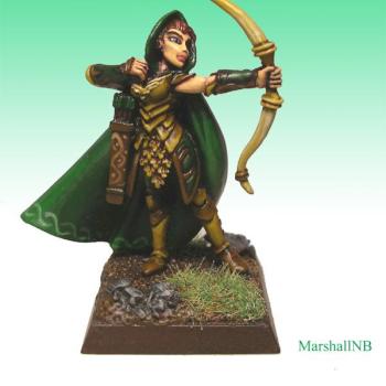 Alistrilee - Female archer by MarshallNB