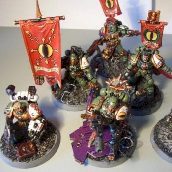 Sons of Horus Command Squad X company by Sotirios