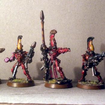 Dragones llameantes eldars by estompa