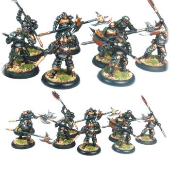 Steelhead Halberdiers -WARMACHINE by Zorz