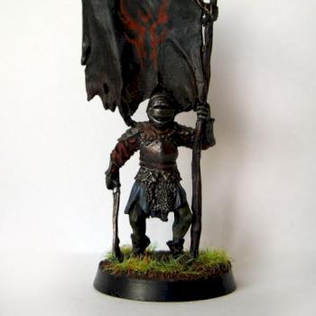 Mordor Orc Standard Bearer by Paster03