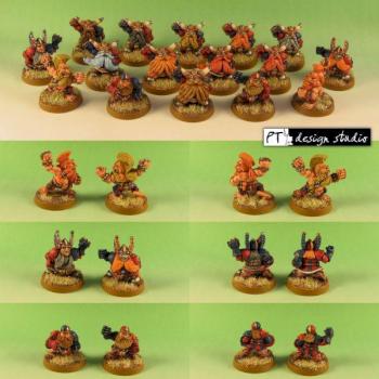 Dwarf Bloodbowl team by ptdesignstudio