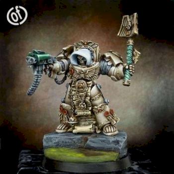 Space Marines Chaplain in White by IRKUCK