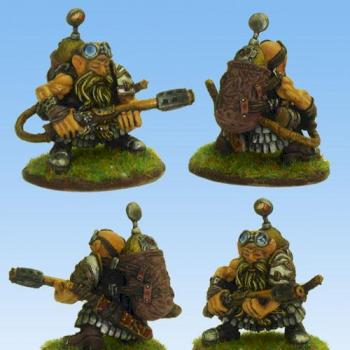 Dwarf with flamethrower by Kendert
