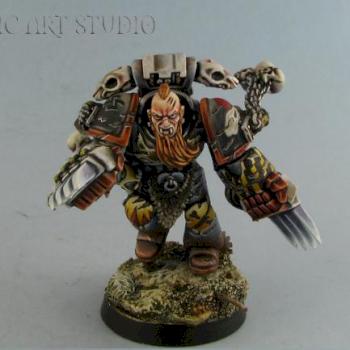 Space Wolves Wolf Lord by Benesz