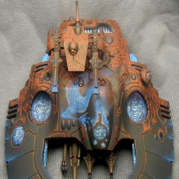 Eldar serpent by Ringil