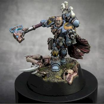 Space Wolves Wolf Guard Battle Leader (Conversion Shots) by Wiltrichs