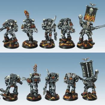 Legion of the Damned Space Marines by aurelio