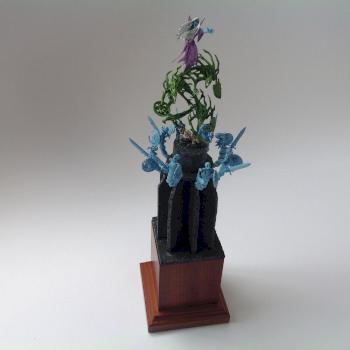 Warhammer chess black Queen (Banshee on spirit hosts) by danw82