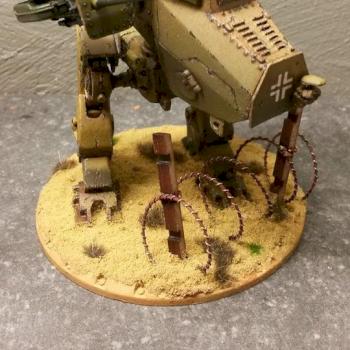Dust Tactics Heinrich light flak walker by tomitchoe