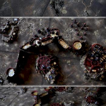 DESERT MODULAR 72x48 BATTLE GAMEBOARD DETAILS 2014 by studiolevel
