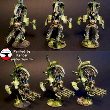 Necron Tomb Blades team 1 by Kenderus
