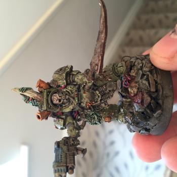 Nurgle chaos Lord conversion by Darkerdaze
