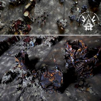 DESERT MODULAR 72x48 BATTLE GAMEBOARD DETAILS II 2014 by studiolevel